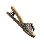 Baldo ženske papuče Flexi Otvorene multikolor leopard