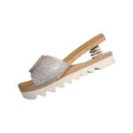 Baldo ženske papuče Flexi Otvorene reptil bele