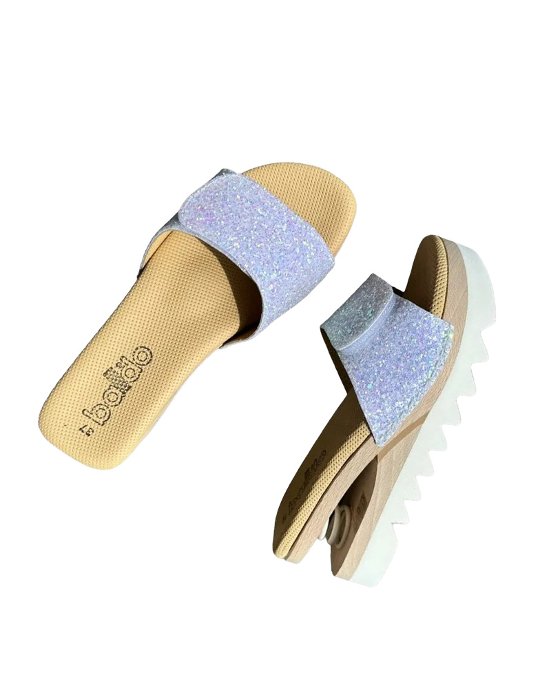 Baldo ženske papuče Flexi otvorene kristali