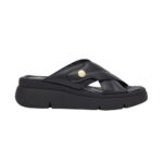 Scholl ženske sandale Cross Straps crne