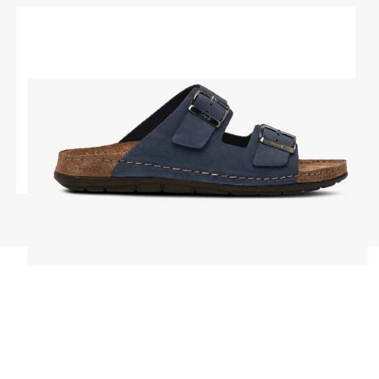 Scholl muške papuče Aberdeen Man plave