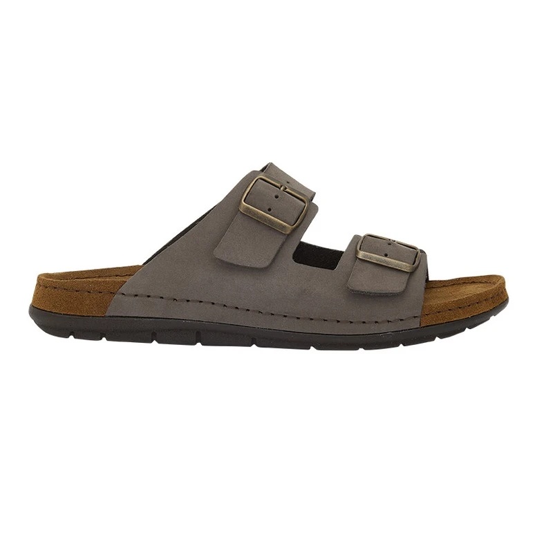 Scholl muške papuče Aberdeen Man braon