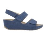 Scholl ženske sandale Aberdeen Wedge plave