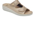 Scholl ženske papuče Antonia Elastic bež