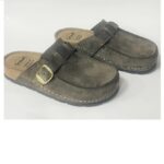 Scholl ženske papuče Bora Mocassin Dk Green zelene