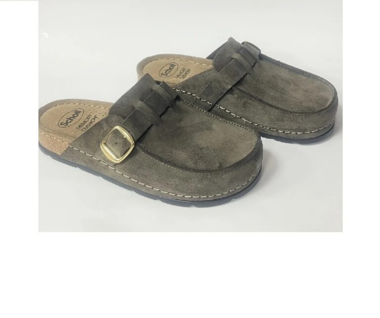 Scholl ženske papuče Bora Mocassin Dk Green zelene