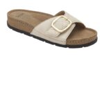 Scholl ženske papuče Bora Mule Ivory bele