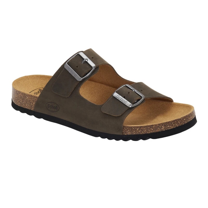 Scholl muške papuče Gerry maslinaste