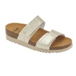 Scholl ženske papuče Lusaka zlatne