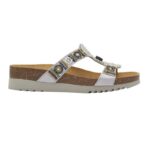 Scholl ženske papuče New Bogota srebrno/bronzane