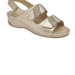 Scholl ženske sandale Nives 2 Straps bež