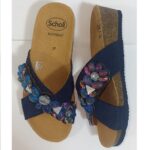 Scholl ženske papuče Palau Cross plave