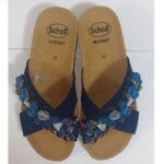 Scholl ženske papuče Palau Cross plave - Slika 2