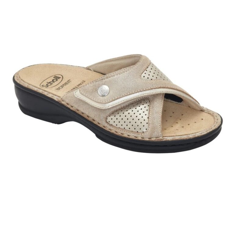 Scholl ženske papuče Wanda zlatne