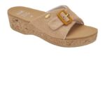 Scholl ženske papuče Wappy šampanjac