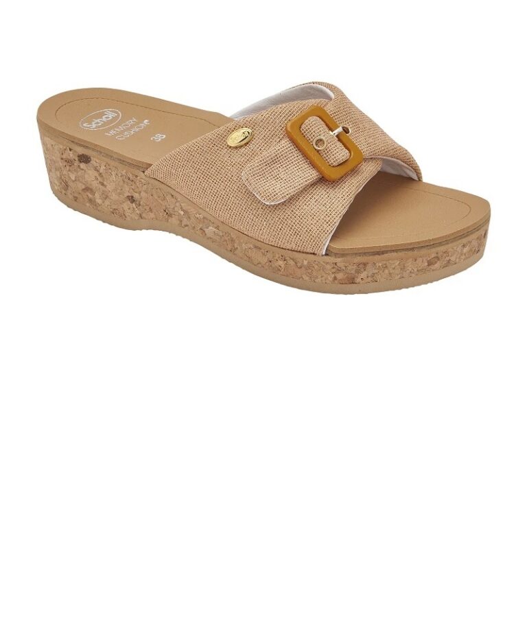 Scholl ženske papuče Wappy šampanjac