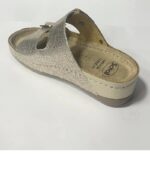 Scholl ženske papuče Aberdeen zlatne