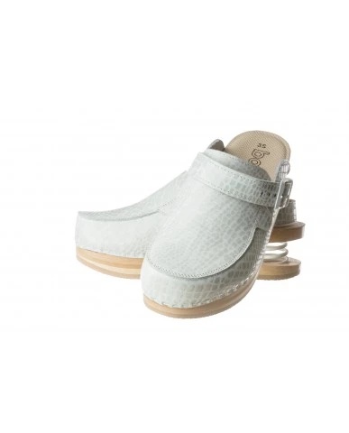 Baldo ženske klompe bele