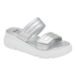 Scholl ženske papuče Bali 2 Straps Srebrna srebrne