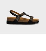 Scholl ženske sandale Bogota Sandal zlatno crne