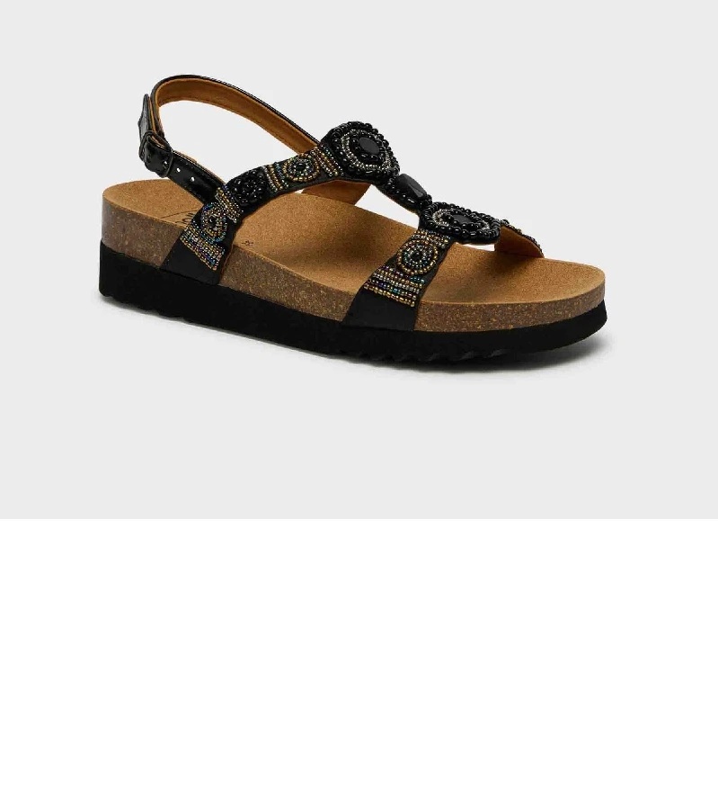 Scholl ženske sandale Bogota Sandal zlatno crne