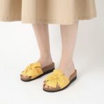 Scholl ženske papuče Bowy oker žuta