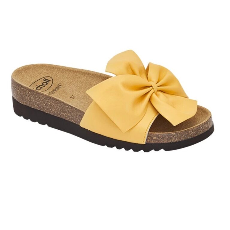 Scholl ženske papuče Bowy oker žuta