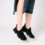 Scholl ženske patike Camden Sock crne