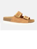 Scholl ženske papuče Monterey 2 Straps konjak