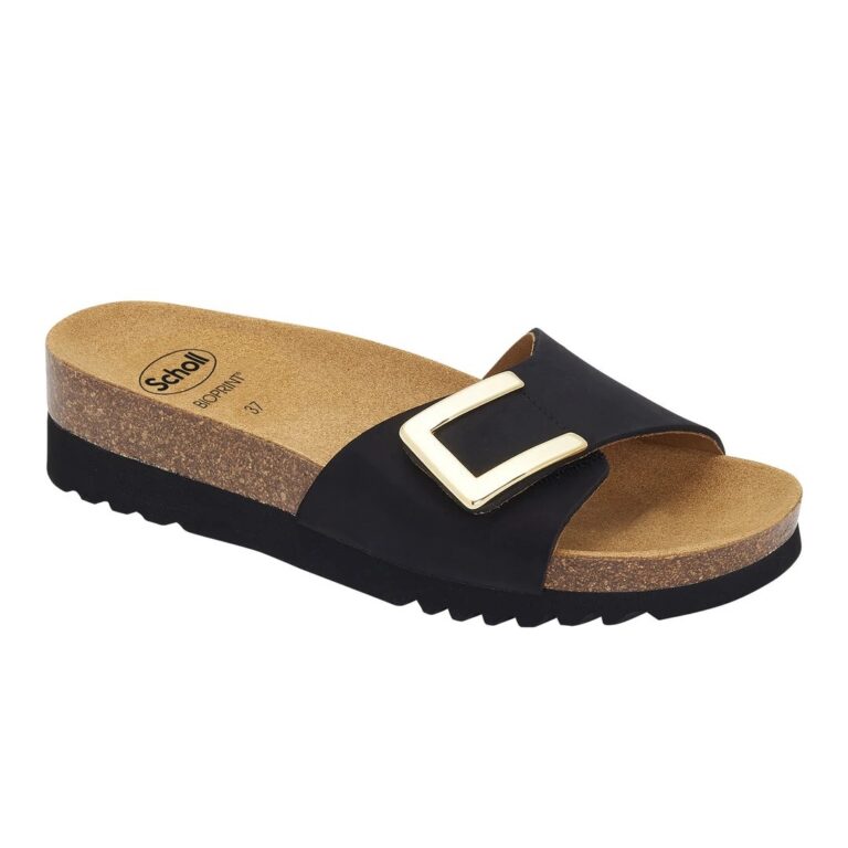 Scholl ženske papuče Monterey Mule crne