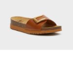 Scholl ženske papuče Monterey Mule konjak