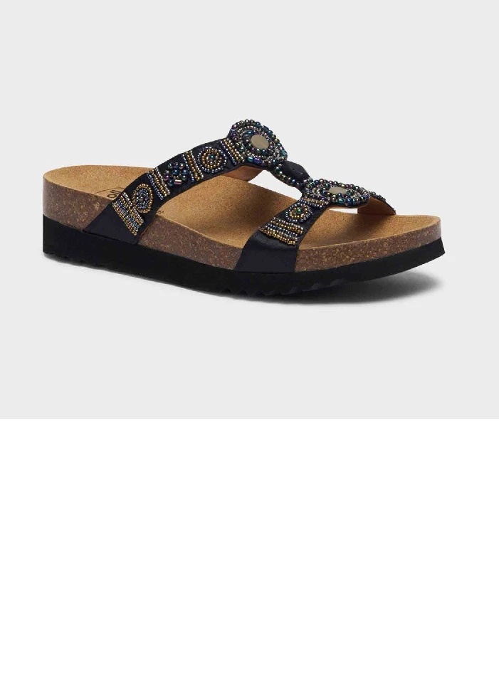 Scholl ženske papuče New Bogota Multi crne