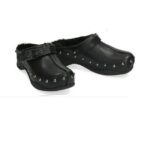 Scholl ženske klompe Pescura Phoebe crne