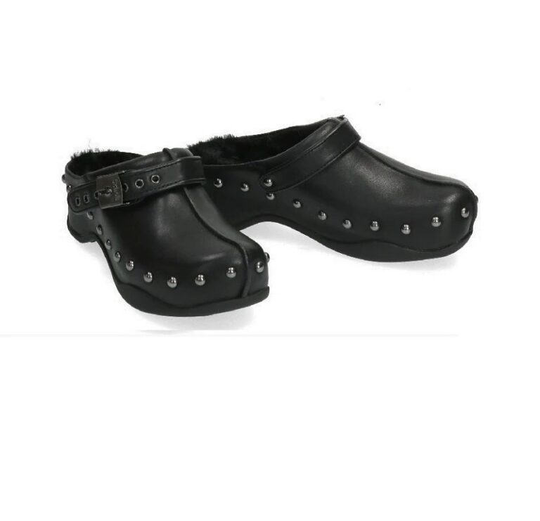 Scholl ženske klompe Pescura Phoebe crne