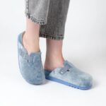 Scholl ženske papuče Poppy plave