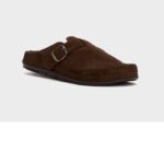 Scholl muške papuče Inverness Man braon