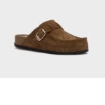 Scholl ženske papuče Bora Mocassin tobako