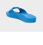 Scholl ženske papuče Scholl Sun Petrolio plave