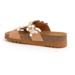 Scholl ženske papuče Sintra 2 Straps braon