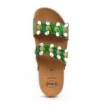 Scholl ženske papuče Sintra 2 Straps zelene